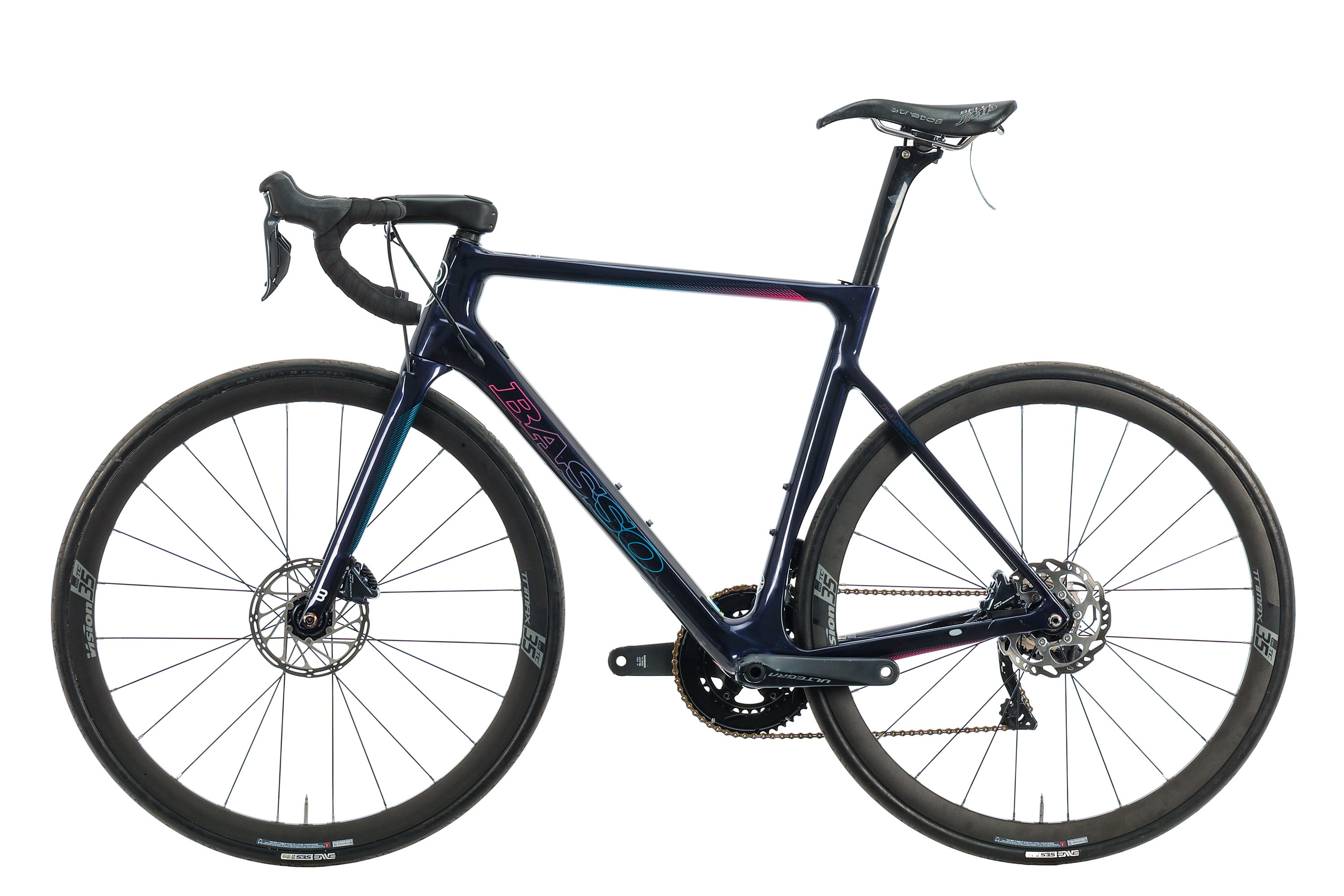 Basso Astra 2020 Road Bike - 53cm Carbon Frame, Lightweight & Fast - Perfect for Racing, Commuting & Long-Distance Cycling