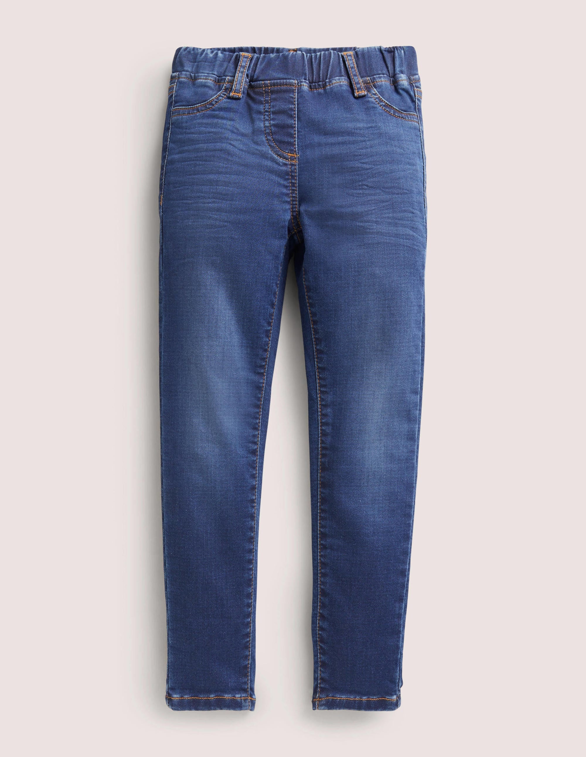 Vintage Mid-Rise Adventure Flex Denim Leggings - Comfortable Stretchy Jeans for Women, Perfect for Casual Wear, Travel & Outdoor Activities