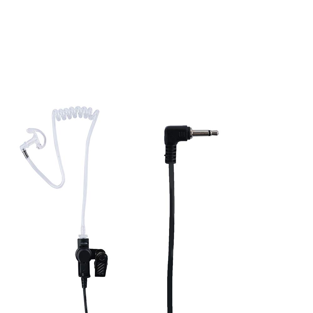 BVMAG 3.5mm Surveillance Earpiece - 5 Pack Clear Audio Headset for Law Enforcement Walkie Talkies & Two-Way Radios | Discreet Communication for Security Guards, Police Officers & Event Staff