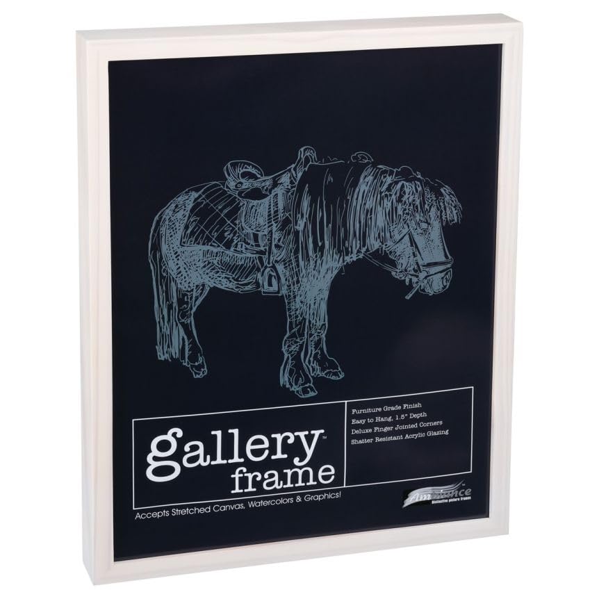 Premium 22x28 Inch White Wash Wooden Picture Frames - Set of 3 Gallery Quality 1.5