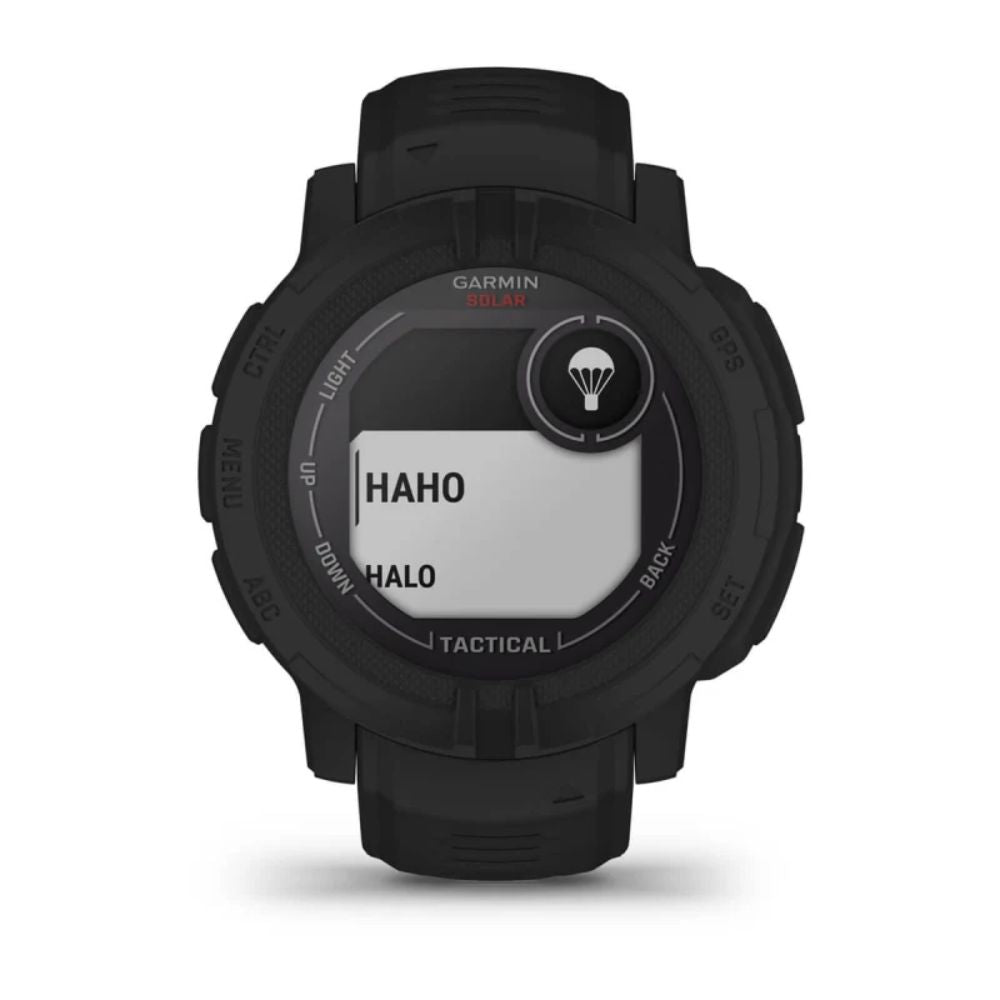 Garmin Instinct 2 Solar Tactical Smartwatch - Military-Grade GPS Watch with Jumpmaster Mode & NVG Compatibility | Outdoor Adventure, Hiking, Running & Tactical Use
