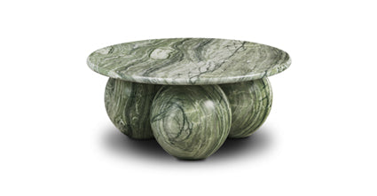Modern Marble Coffee Table - Elegant & Durable Living Room Centerpiece for Home Decor | Perfect for Lounge, Office, or Waiting Area