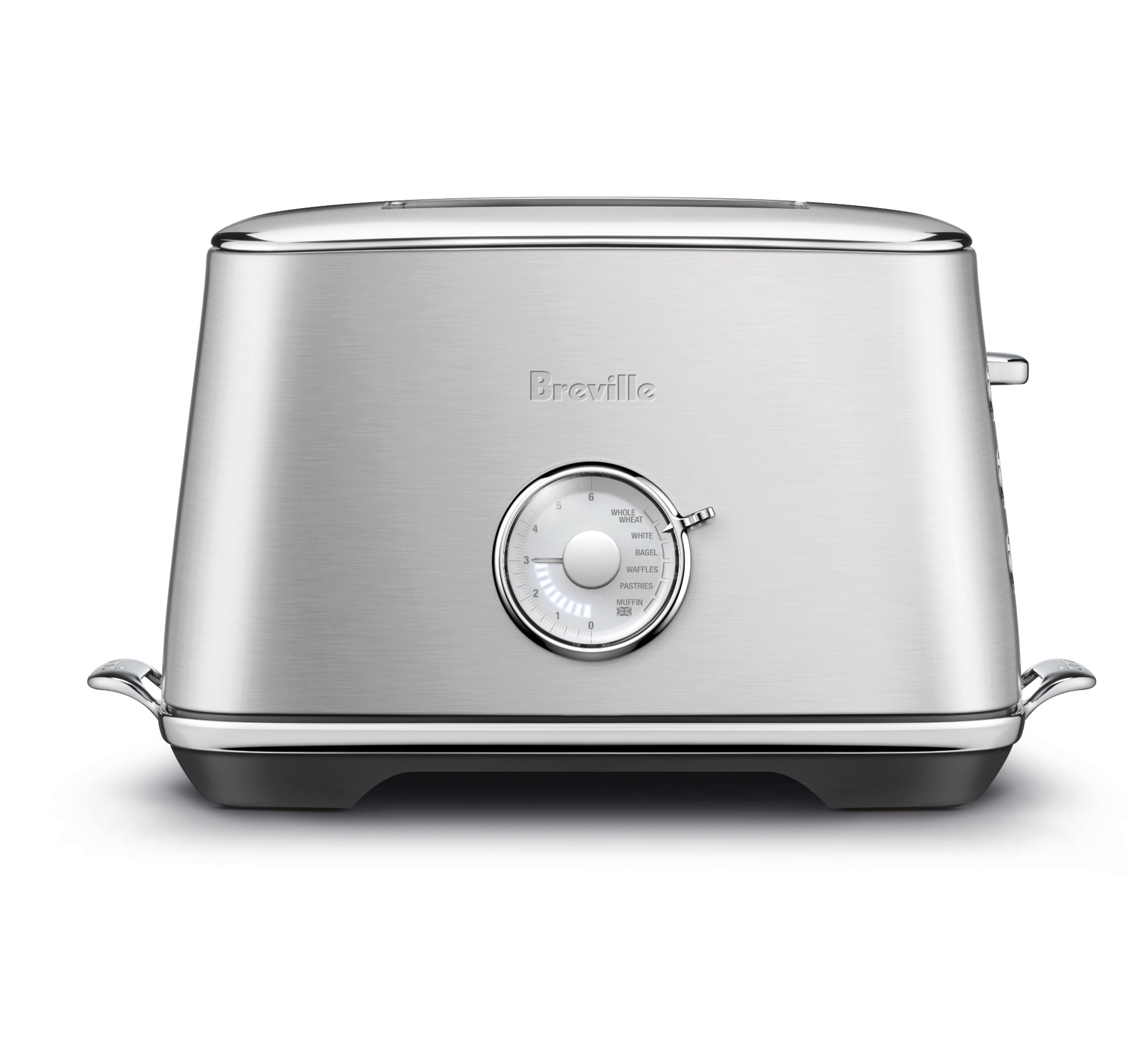 Breville The Toast Select Luxe 4-Slice Toaster - Brushed Stainless Steel - Perfect for Breakfast, Bagels & Pastries - Ideal for Kitchens, Restaurants & Cafes