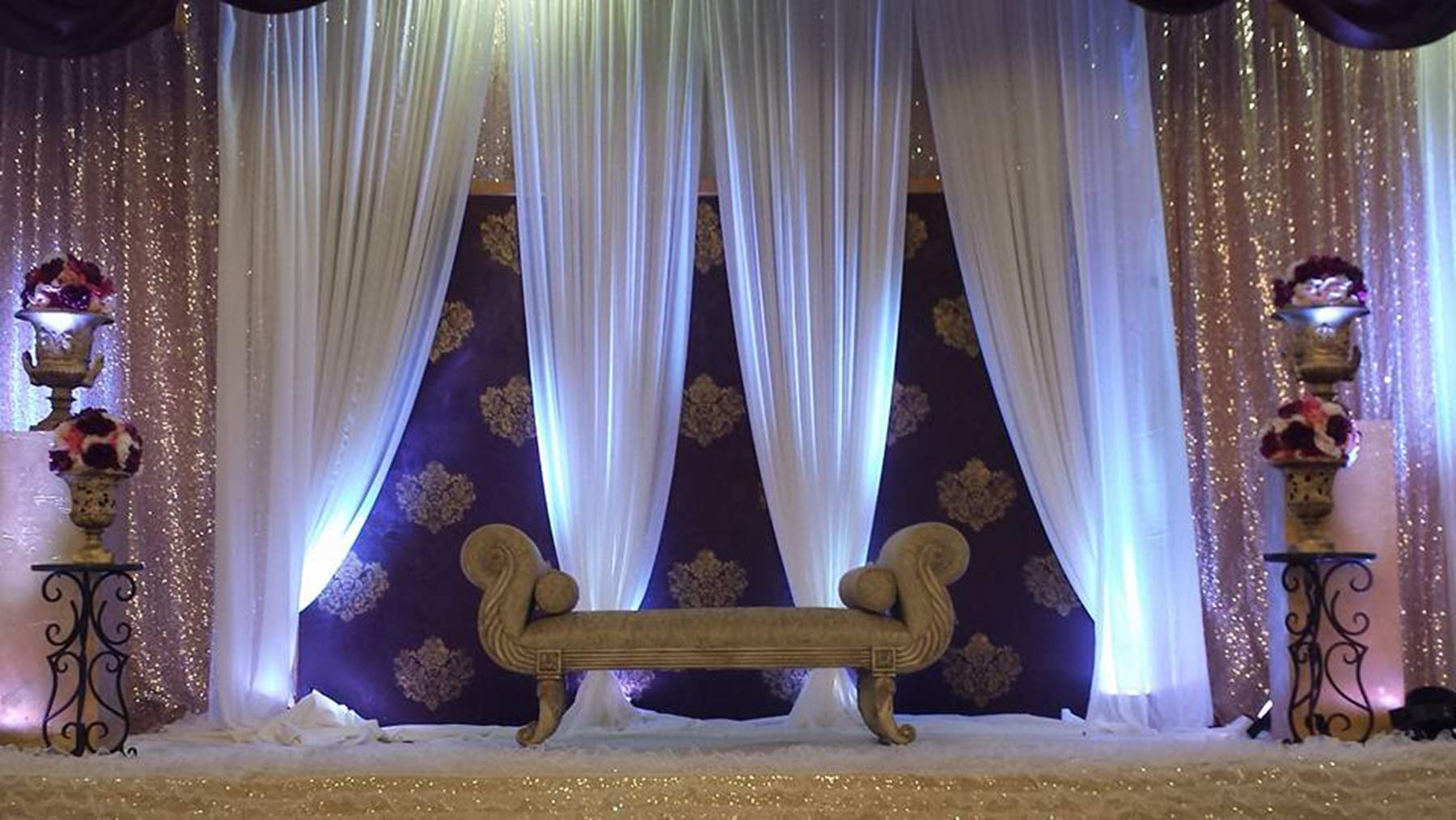 IFR Chiffon Drapes Panels for Wedding Decorations - 115