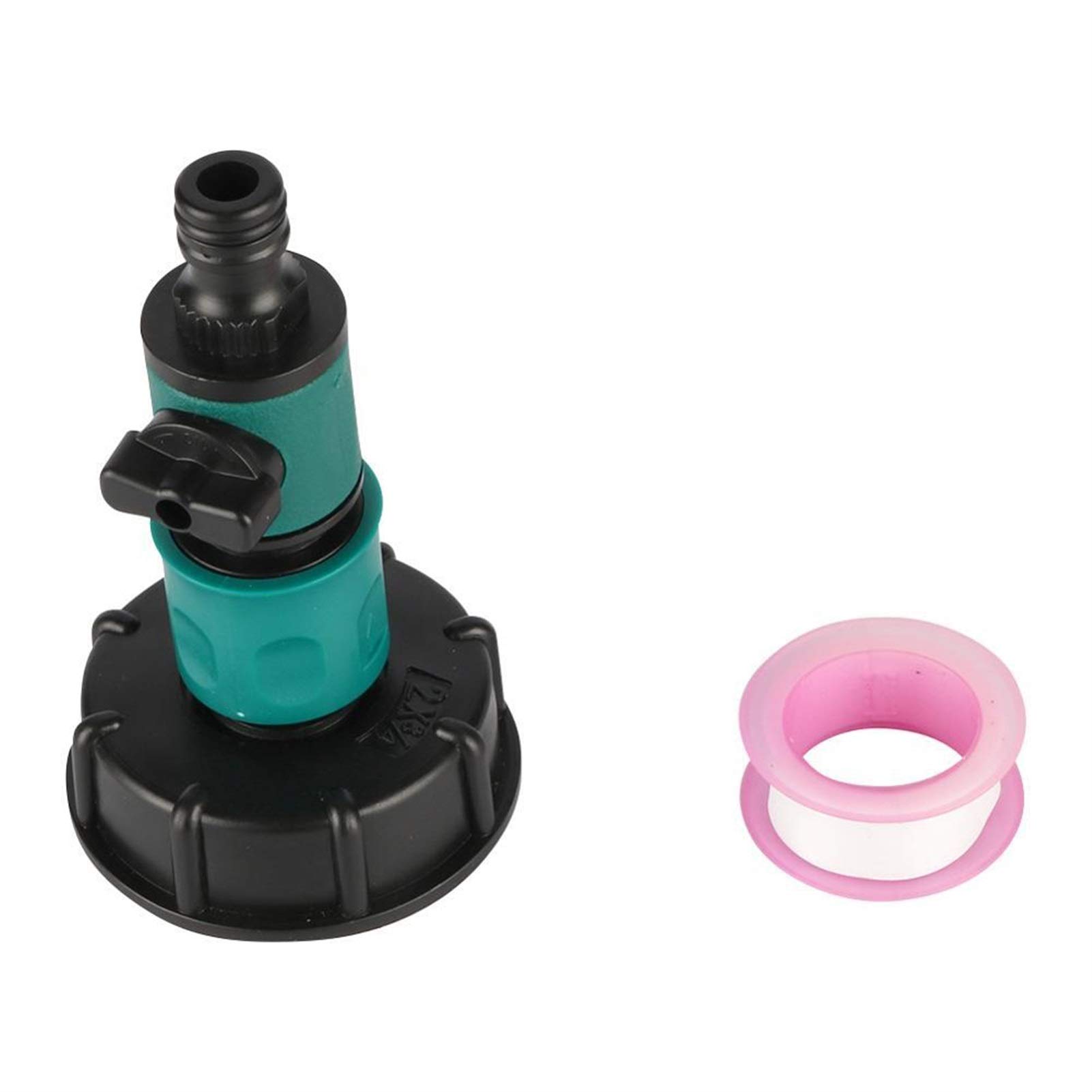 AMBAYZ Hose Connector Adapter - Quick Connect Valve Fitting for IBC Tanks, Garden Water Barrels & Ton Containers - Universal Water Pipe Joint Replacement (Mixed Colors) - Perfect for Irrigation Systems, Rainwater Harvesting & Liquid Storage Solutions