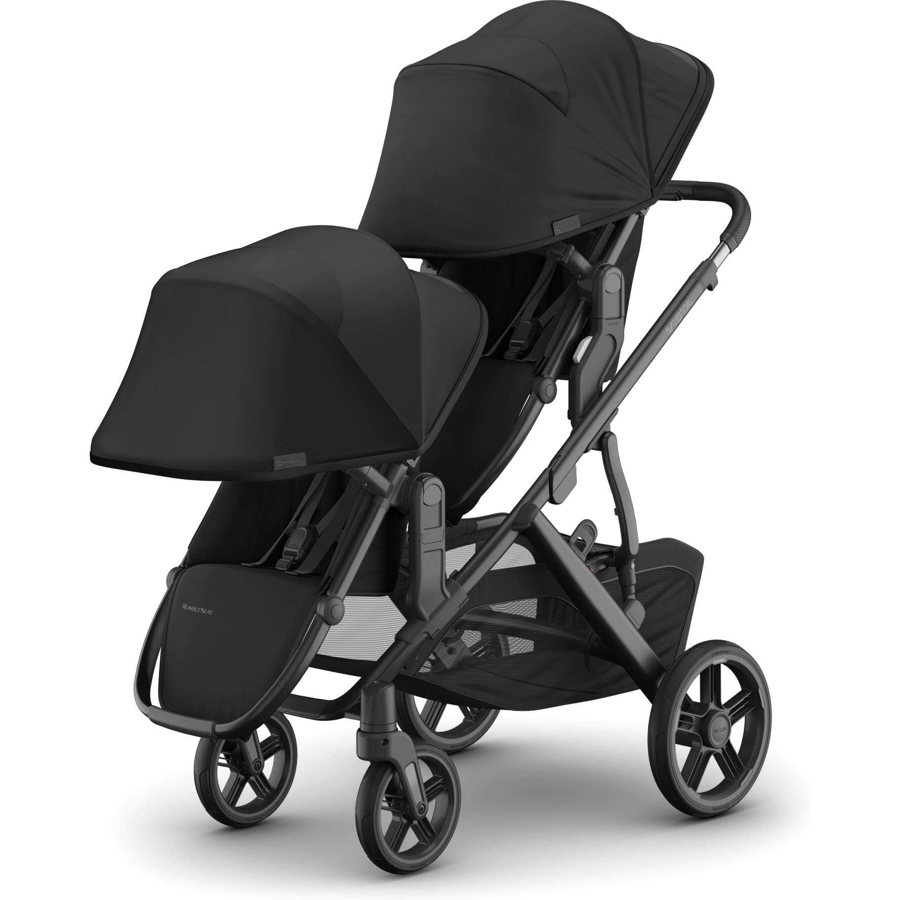 UPPAbaby Vista RumbleSeat V3 - Double Stroller Seat Attachment for Twins & Siblings | Compatible with Vista Strollers | Perfect for Shopping, Travel & Daily Walks