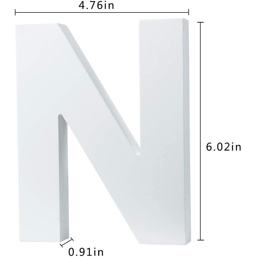 Wooden Wall Letters for Home Decor - Freestanding Wood Alphabet Letters for Kids Bedroom, Wedding, Birthday Party Decorations - Perfect for Nursery, Living Room, and Event Backdrops
