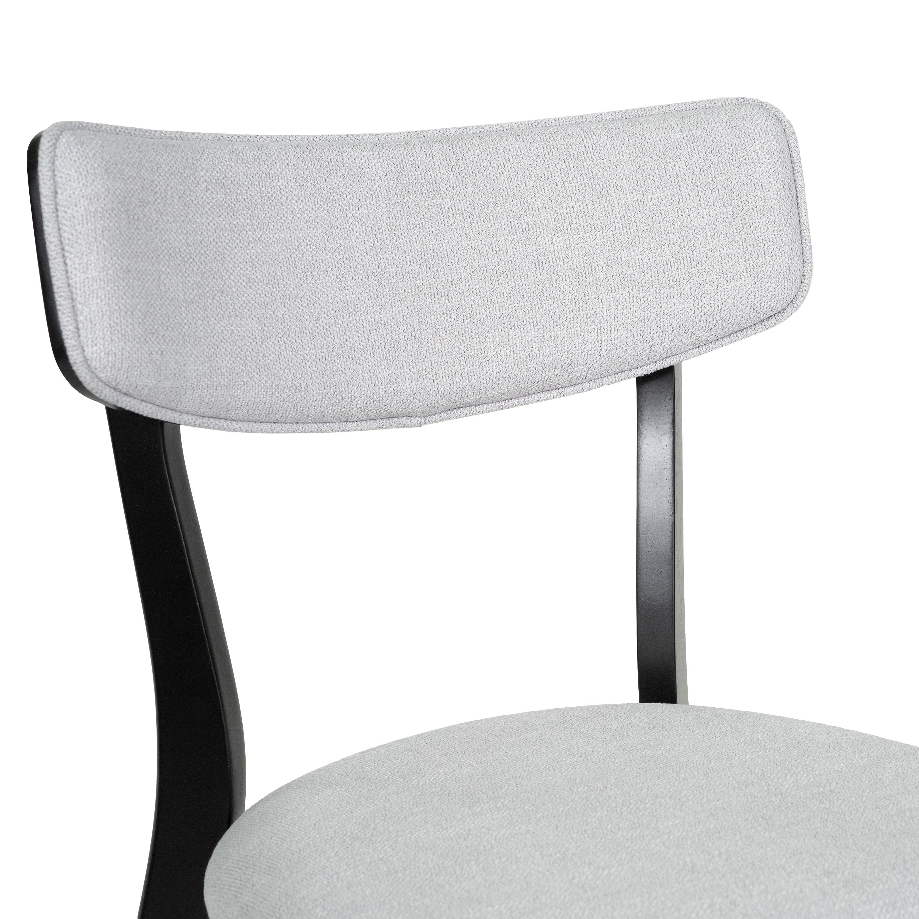 Modern Dining Chairs Set of 2 - Sturdy Wooden Kitchen Chairs with Padded Seats - Perfect for Dining Room, Kitchen, Breakfast Nook & Small Spaces