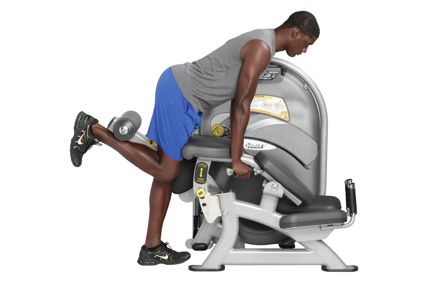 Hoist CL 3408 Standing & Prone Leg Curl Machine - Gym Strength Training Equipment for Hamstrings & Glutes - Perfect for Home & Commercial Fitness Studios