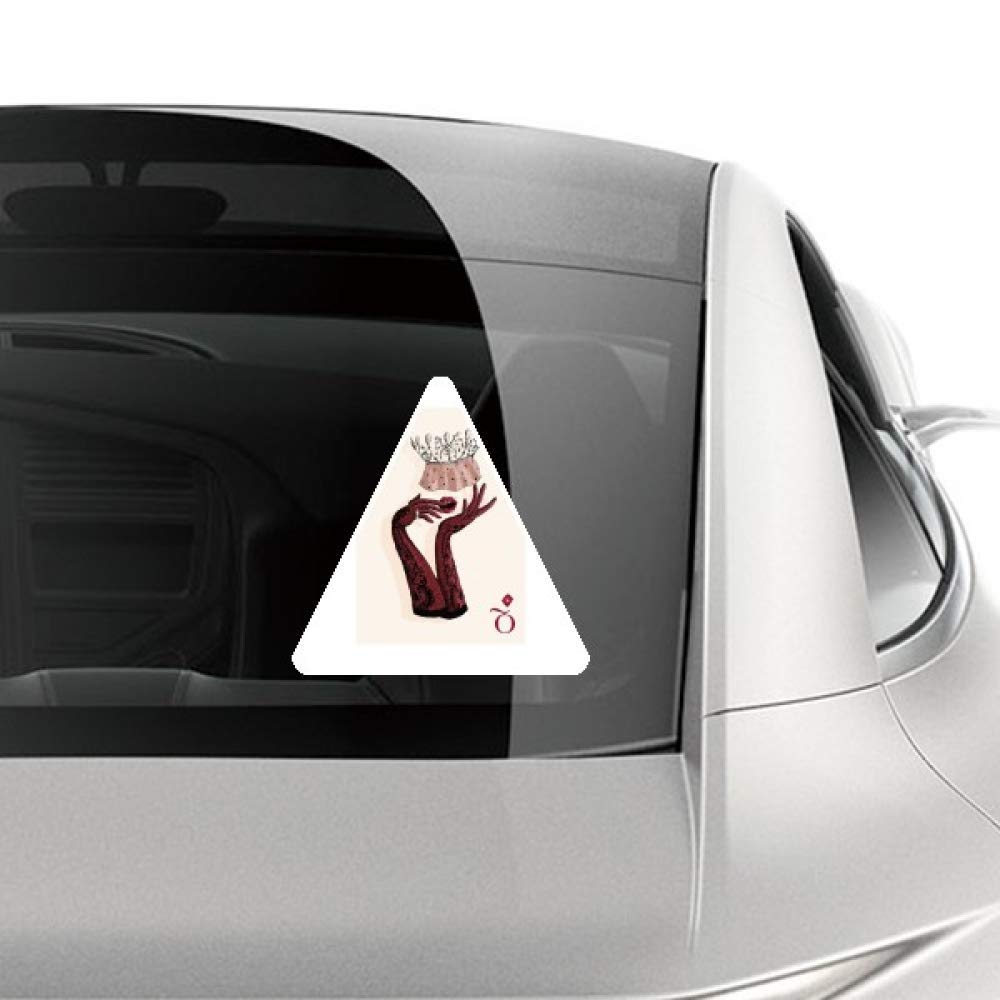 DIYthinker Diamond Q Pattern Playing Cards - Waterproof Vinyl Decal Stickers for Cars, Motorcycles, Bicycles & Luggage - Perfect for Personalizing Vehicles, Helmets, Laptops & Travel Gear