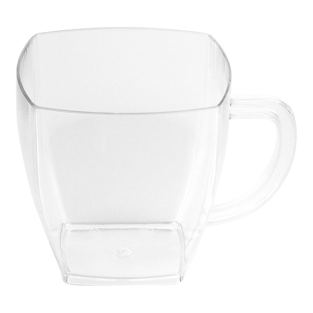 2 oz Square Clear Plastic Mini Cafe Cups - 2