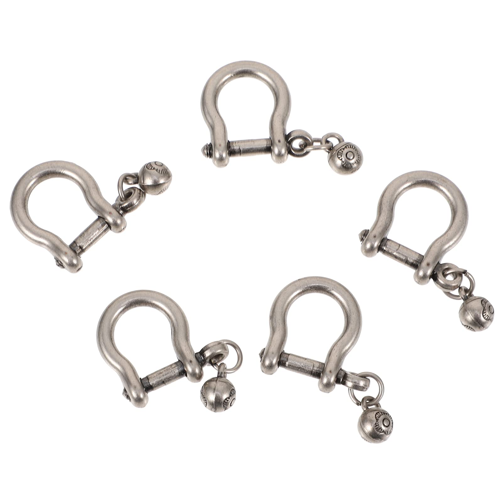 Bestoyard 5pcs Adjustable Metal Buckles for Bags - Silver Alloy Bag Strap Buckles, Purse Clasps & Suitcase Connectors - DIY Accessories for Handbags, Belts & Luggage Straps (Perfect for Travel, Fashion & Craft Projects)