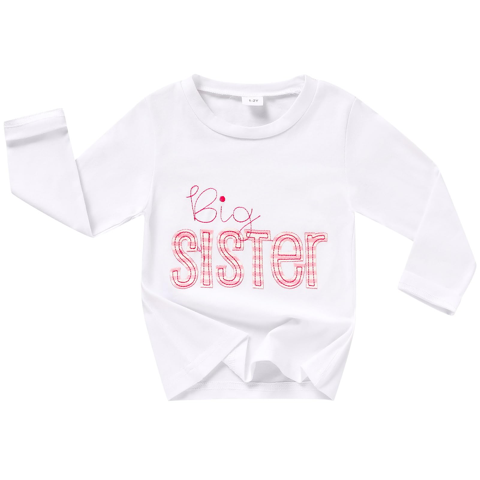 Big Sister Shirt for Toddler Girls - Long Sleeve Baby Announcement Outfits for Special Occasions