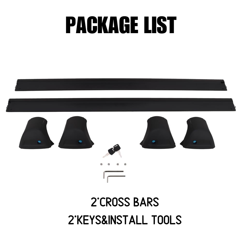 **Heavy Duty Black Roof Rack Cross Bars for Ford Explorer 2020-2025 | XLT, Limited, ST Models | Cargo Carrier, Kayak, Canoe, Bike, Snowboard, Ski Rack | Perfect for Road Trips & Outdoor Adventures**