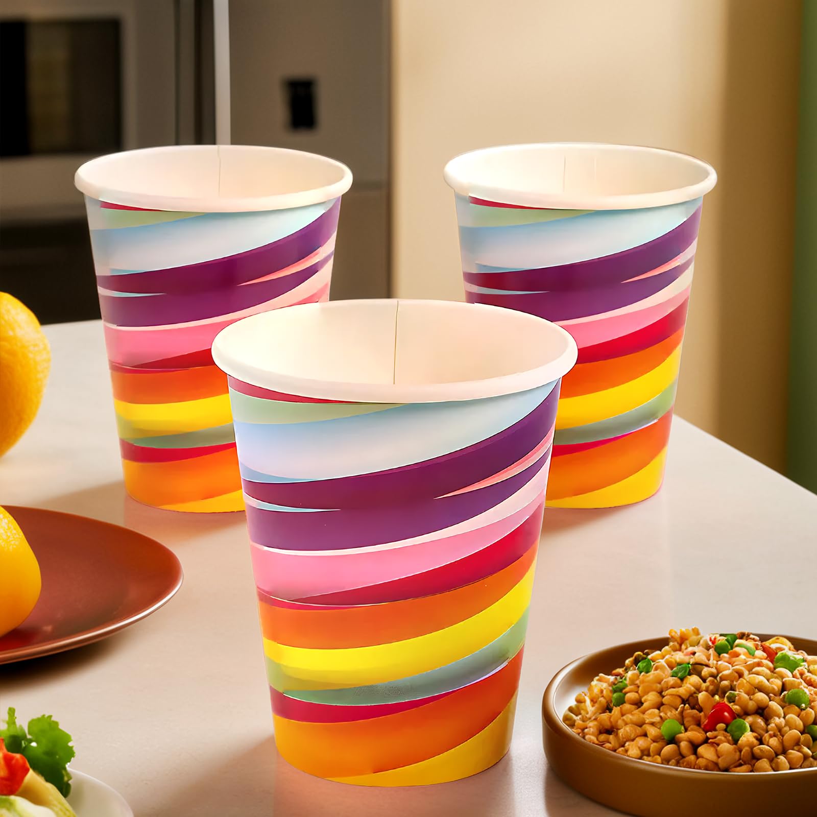 BACKYARD ADVENTURE CUPS - 16-Piece Outdoor Party Supplies Set for Picnics, Camping & BBQs - Durable Plastic Drinkware for Kids & Adults