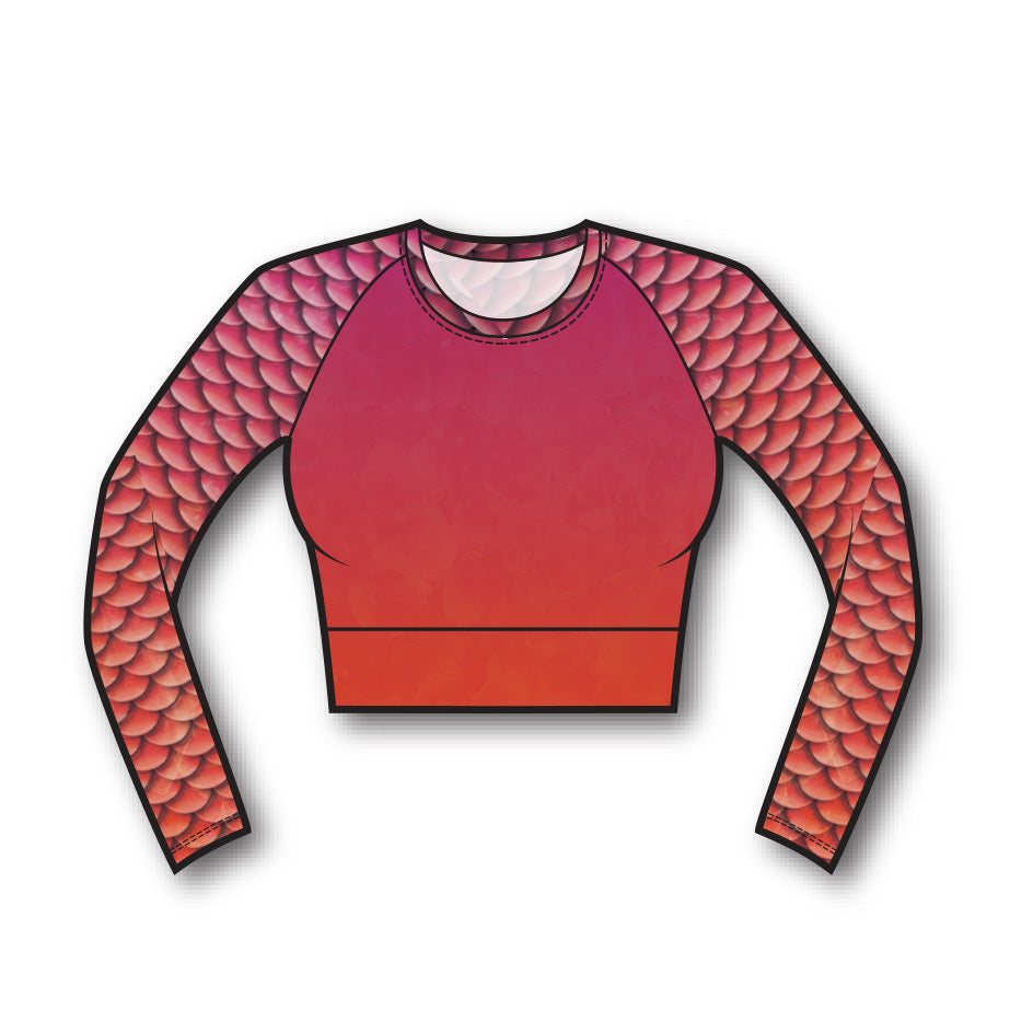 Wholesale 20+ Pieces Mix and Match Cropped Rash Guards - Swimwear for Women, Beach Cover Up, Yoga, Surfing & Activewear