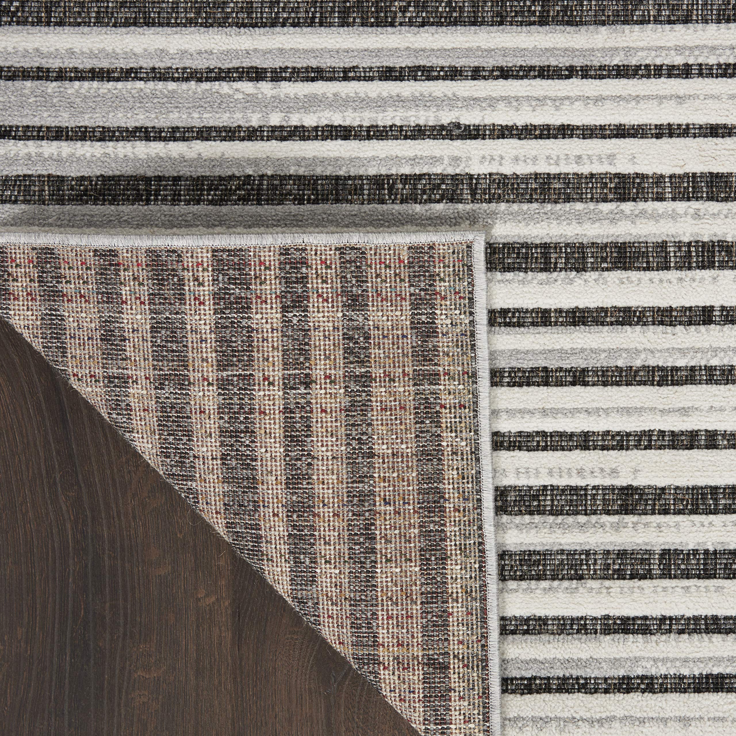 Nourison Calobra Modern Dark Grey 5'3
