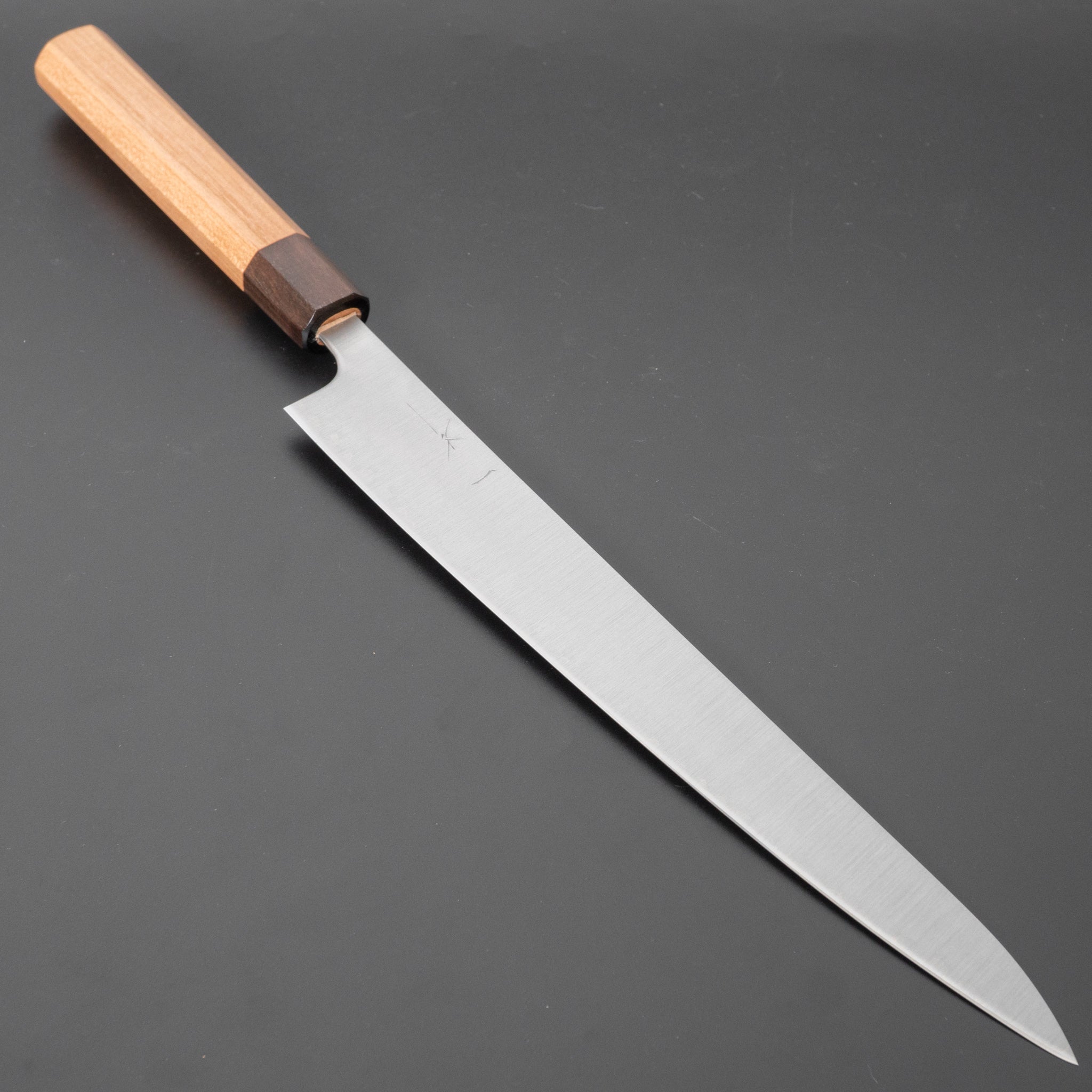 Hitohira Futana SB Migaki Sujihiki 270mm Japanese Chef Knife - Premium Cherry Wood Handle for Slicing Meat & Sushi - Perfect for Professional Chefs & Home Cooking