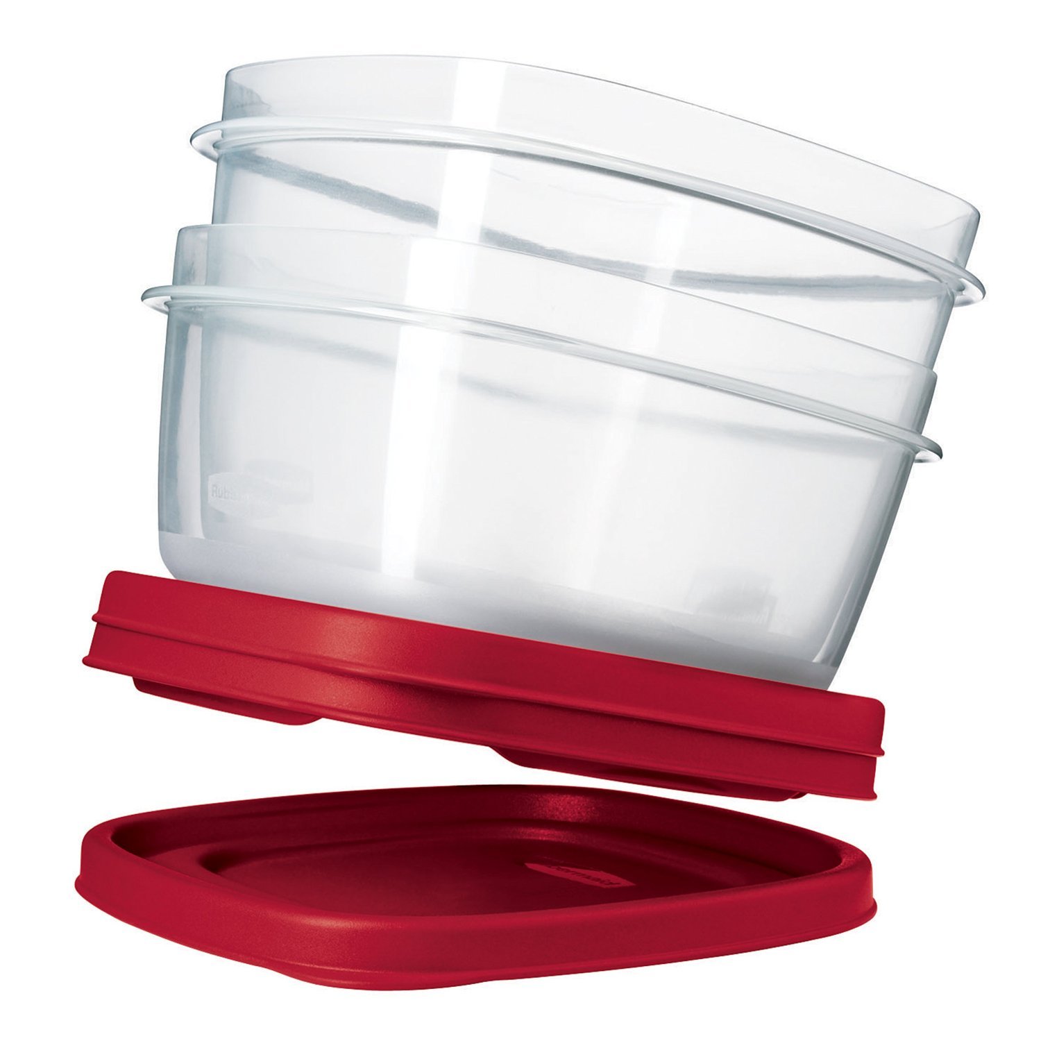 Rubbermaid Easy Find Lids Food Storage Containers Set - 18-Piece Airtight BPA-Free Kitchen Organization (Racer Red) for Meal Prep, Leftovers & Pantry Storage
