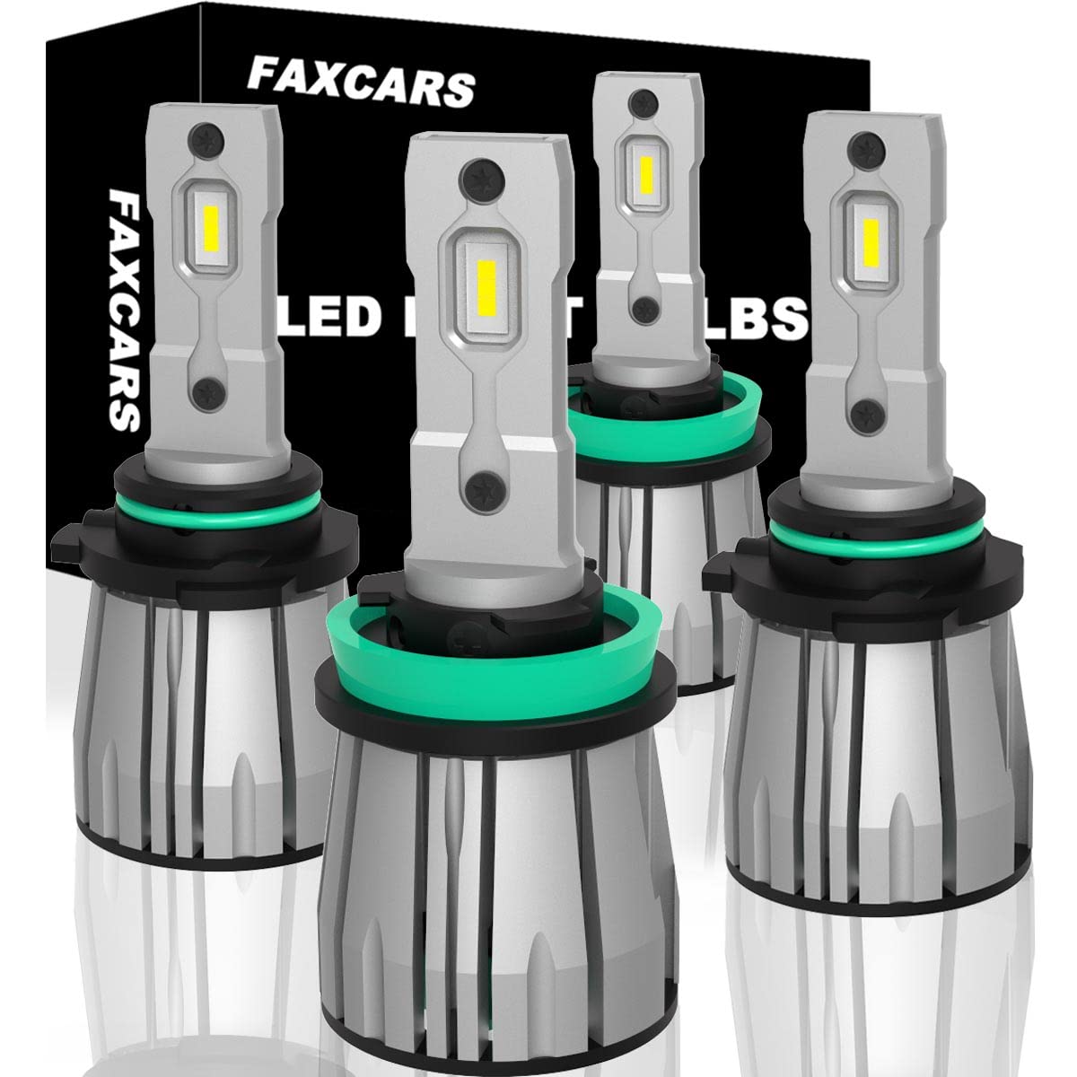 FAXCARS LED Headlight Bulbs for 2009-2022 Ram 1500/2500/3500 - 6000K White High/Low Beam Combo - Plug and Play - Perfect for Night Driving & Off-Road Adventures