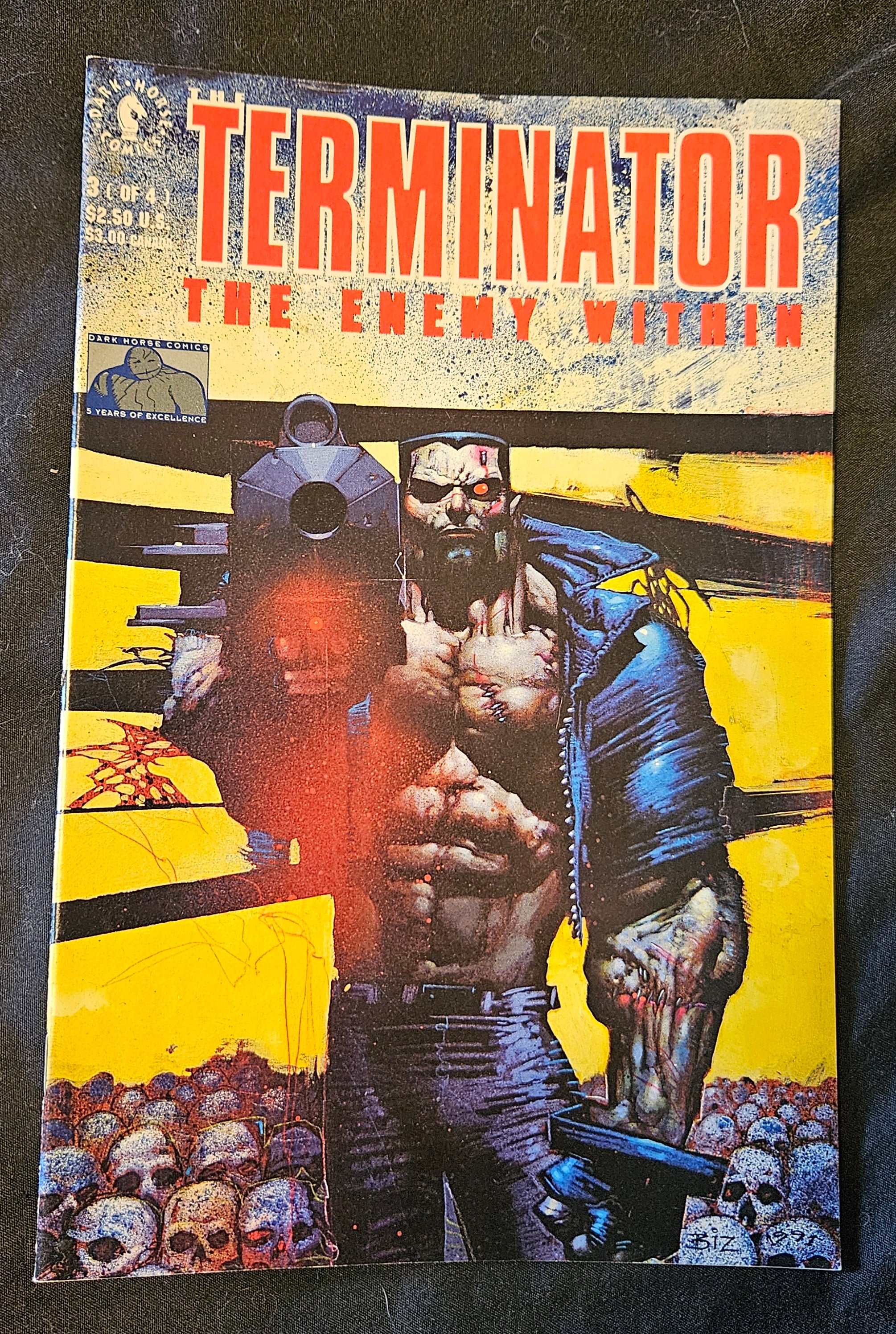 The Terminator: The Enemy Within Part 3 of 4 | Dark Horse Comics 1991 | Collectible Comic Book for Sci-Fi Fans & Action Lovers