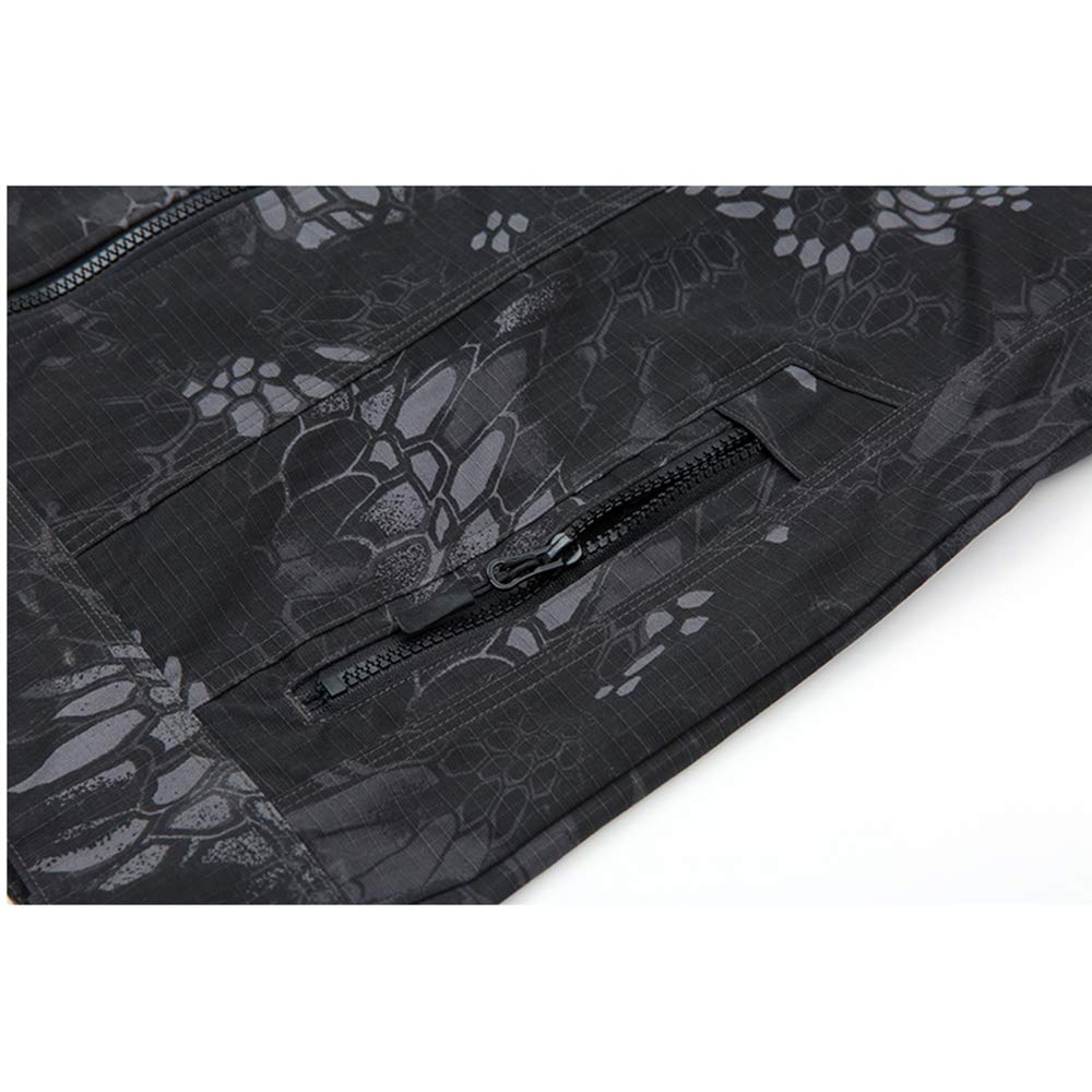 Tactical Camo Airsoft Jacket - Outdoor Hunting & Shooting Gear - Combat Clothing for Airsoft, Hunting & Tactical Training - Durable & Lightweight for Outdoor Adventures