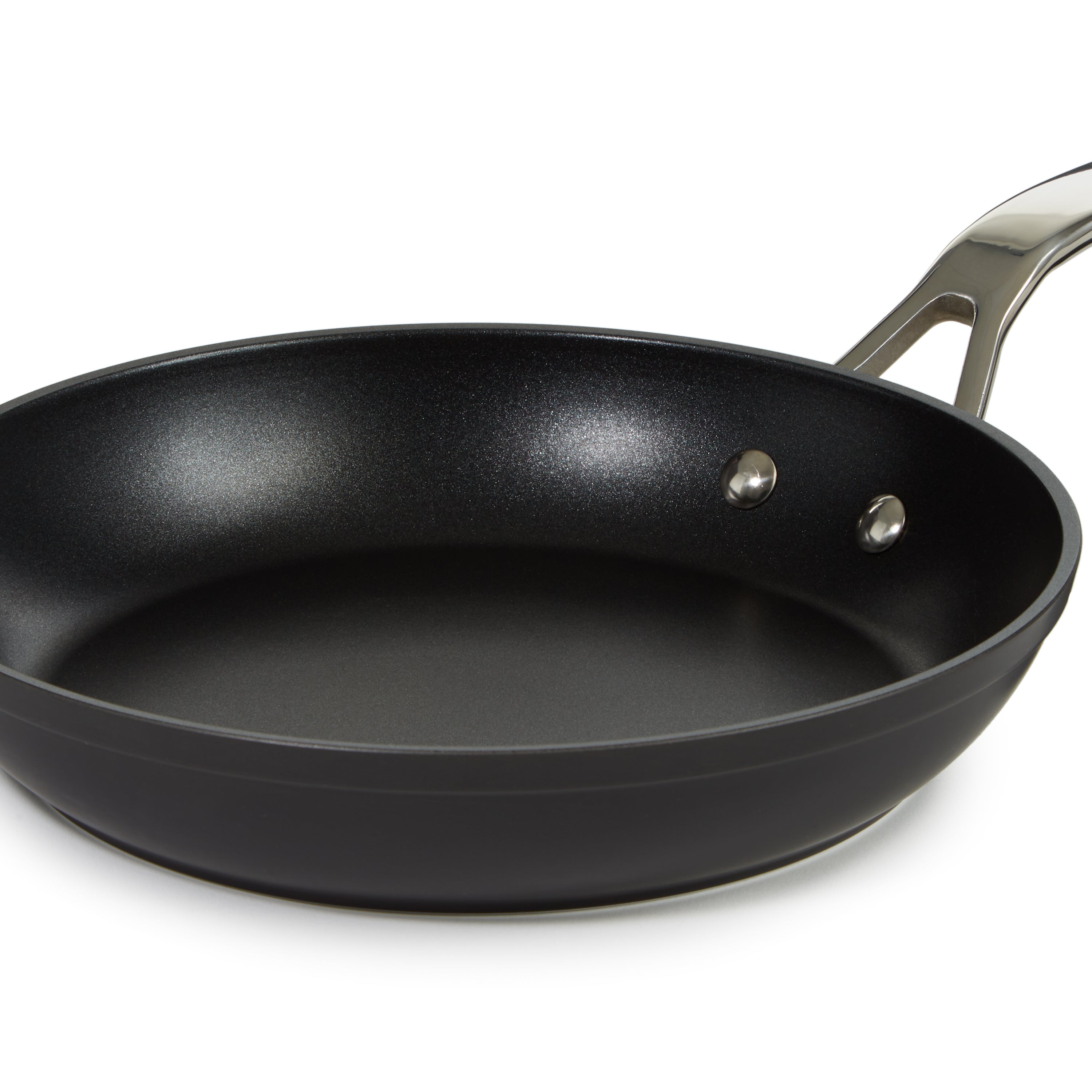 BergHOFF Essentials 10-Inch Nonstick Hard Anodized Fry Pan - Black - Durable & PFOA-Free Cookware for Sauteing, Frying & Everyday Cooking