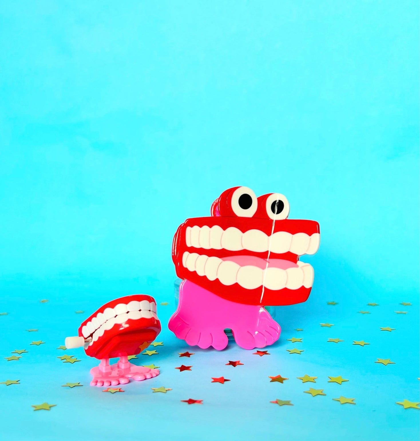 Chattering Teeth Hair Claw Clip - Fun Novelty Hair Accessory for Parties, Halloween Costumes & Gag Gifts