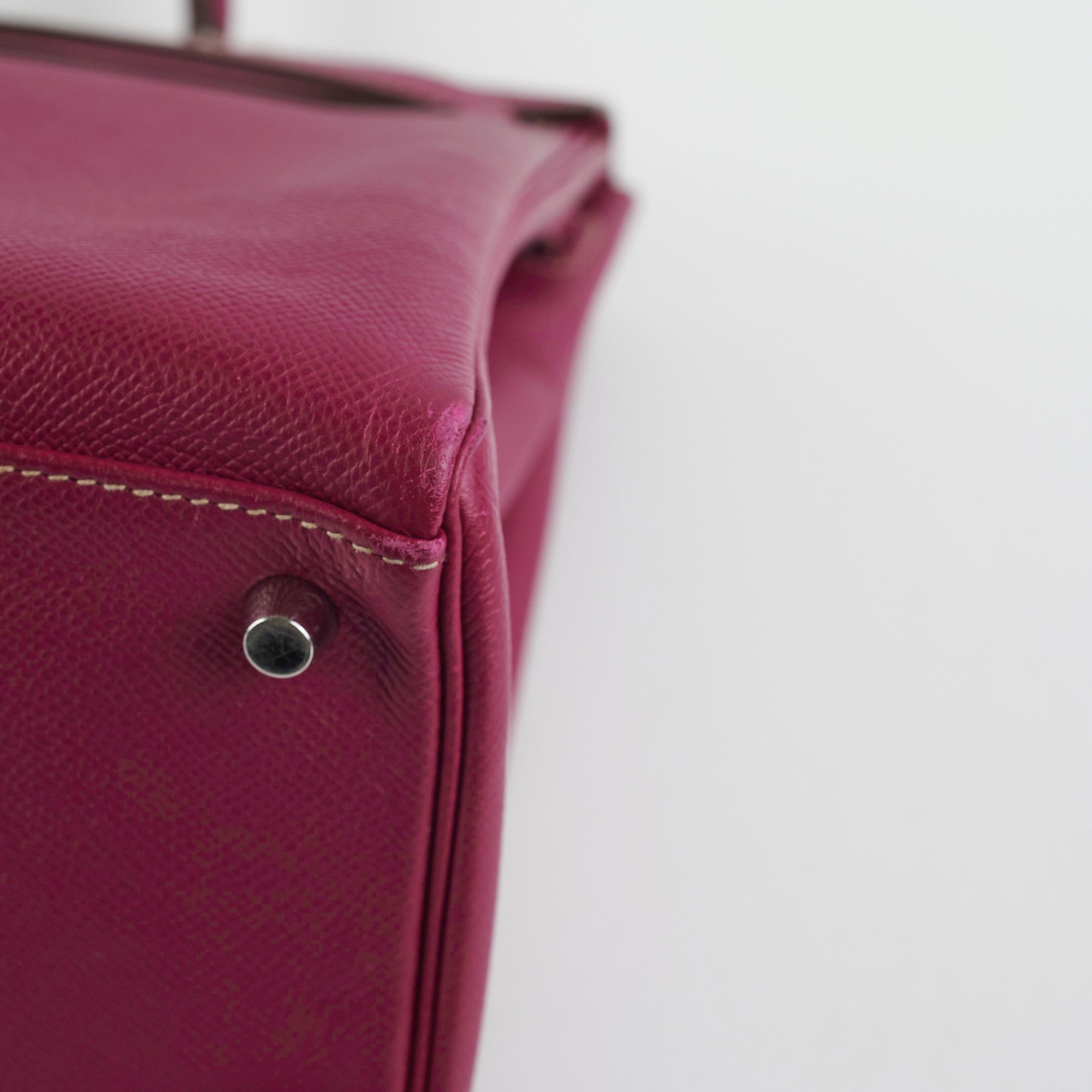 Authentic Hermes Kelly 35 Epsom Leather Bag in Tosca Color with Star O Square Stamp (2011) - Perfect for Luxury Fashion & Special Occasions