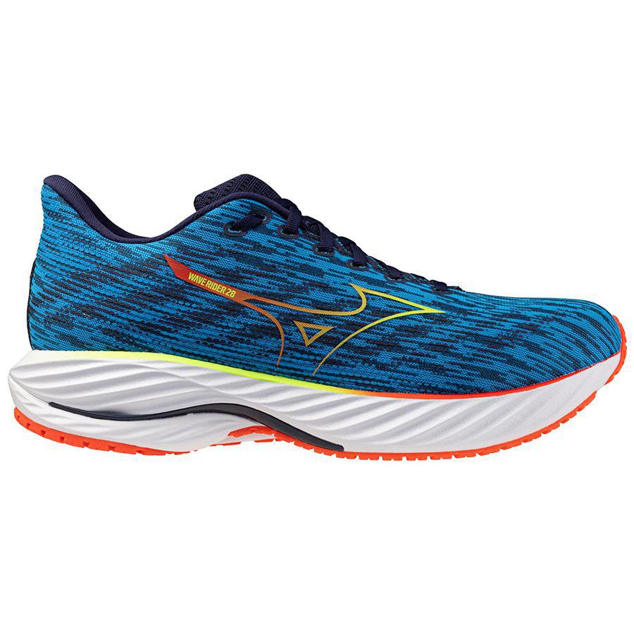 Mizuno Men's Wave Rider 28 Running Shoes - Lightweight Cushioned Sneakers for Jogging, Training & Daily Wear
