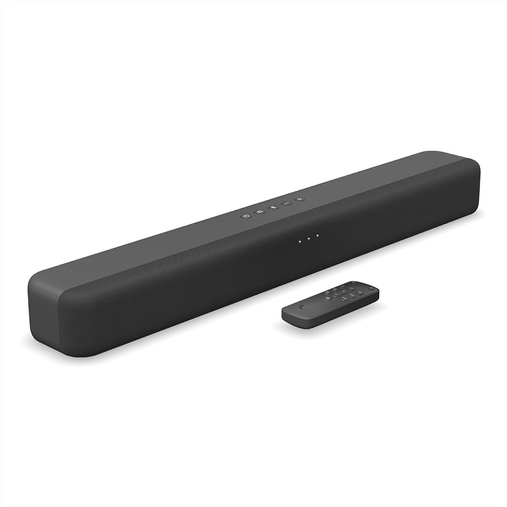 Amazon Fire TV Soundbar - 2.0 Channel Speaker with DTS Virtual:X & Dolby Audio, Bluetooth Connectivity for Immersive Home Theater Experience