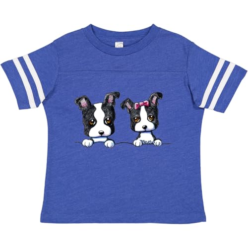 Football Blue and White