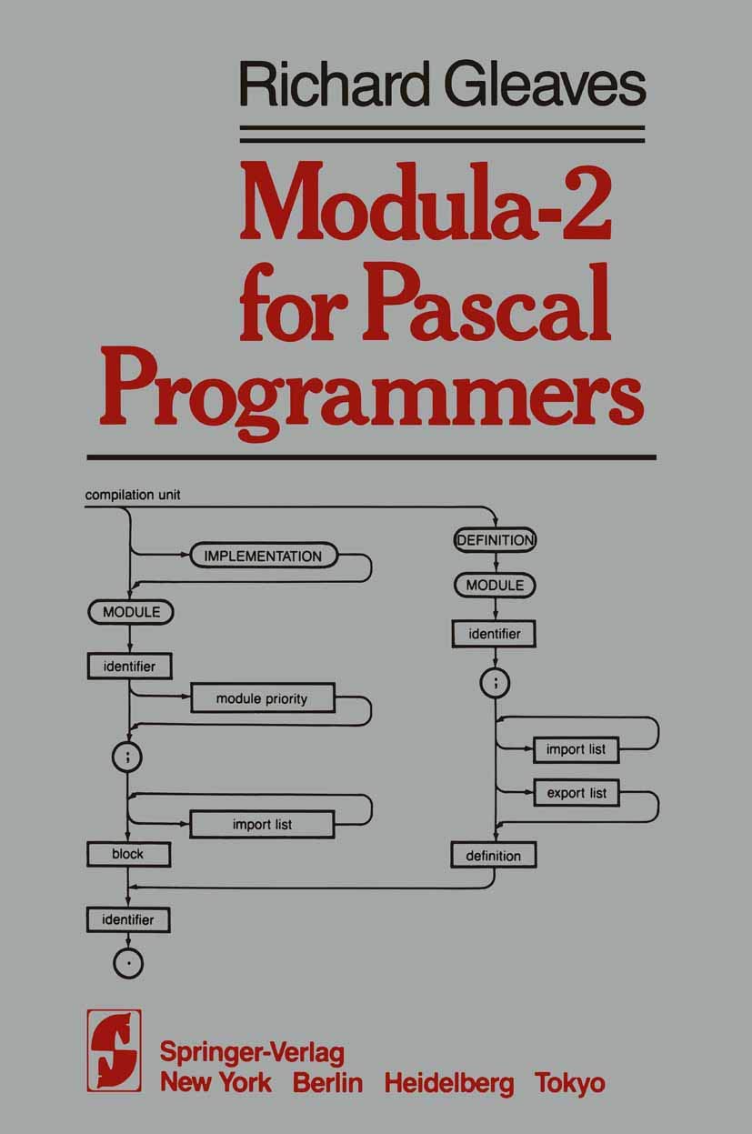 Modula-2 Programming Guide for Pascal Developers - Professional Computing Book by Springer | Perfect for Software Engineers & Computer Science Students