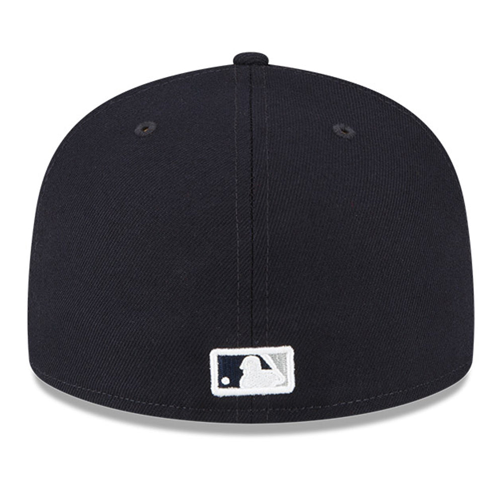 New Era 59Fifty Authentic MLB New York Yankees Baseball Cap - Navy Blue Fitted Hat for Men & Women - Perfect for Games, Streetwear & Sports Fan Fashion