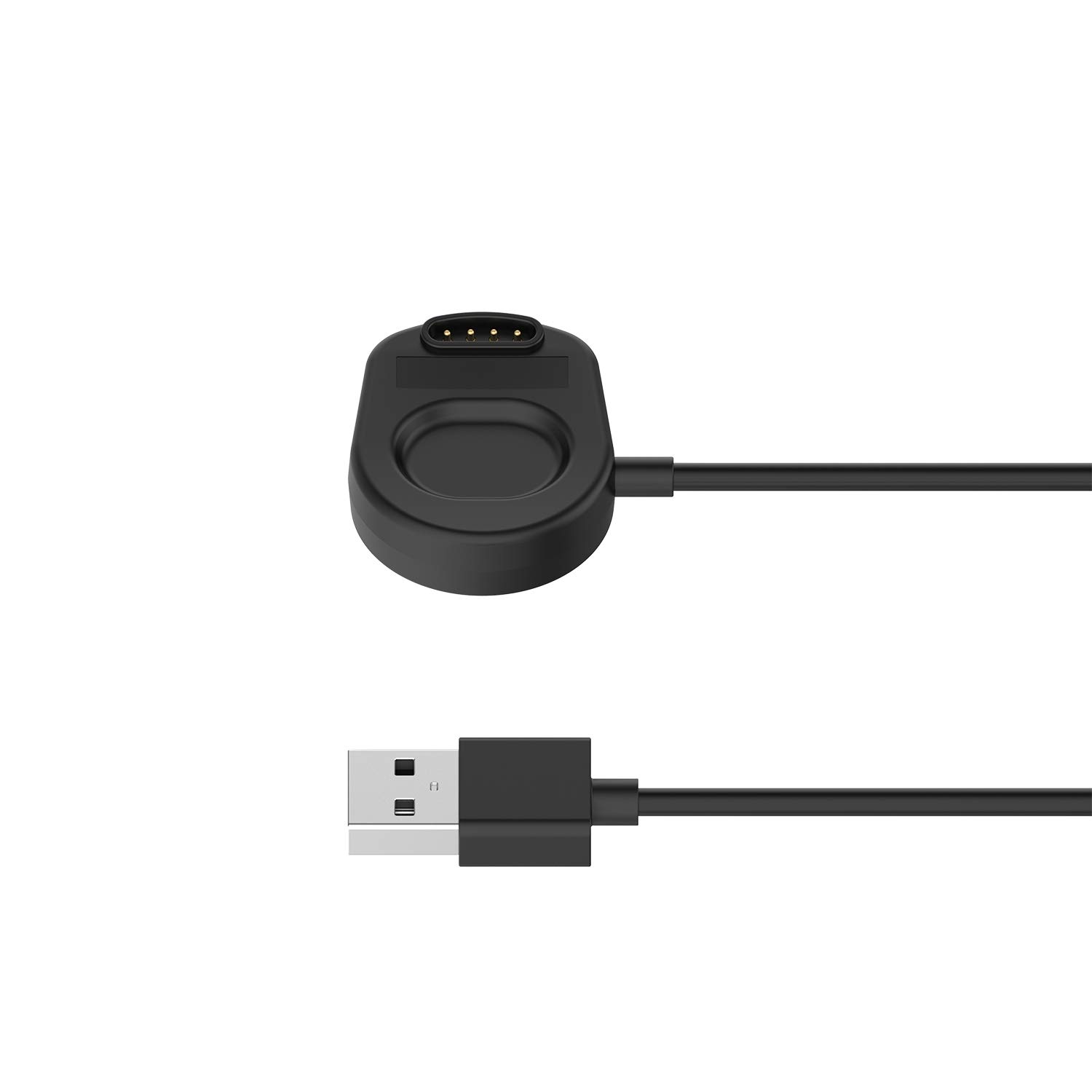 Suunto 7 Magnetic Charger Dock Replacement - 3.3FT USB Charging Cable (2 Pack Black) | Compatible with Suunto 7 Smartwatch | Perfect for Travel, Sports & Daily Use