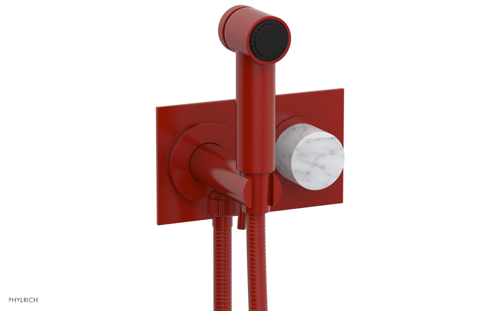 Premium Wall Mounted Bidet with Marble Handle - BASIC II Model 230 67 - Perfect for Modern Bathrooms & Luxury Home Upgrades