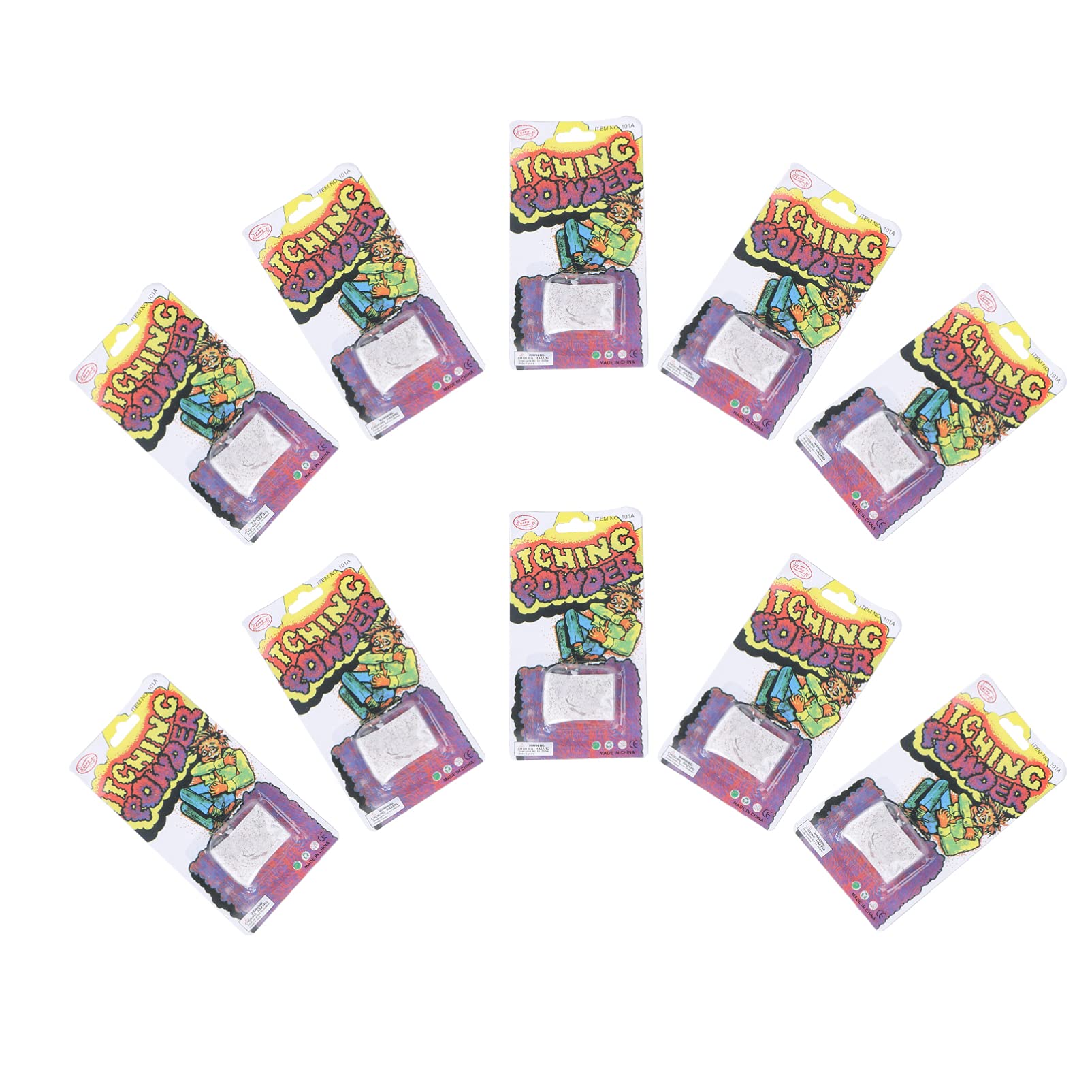 GANAZONO 10PCS Itching Powder Prank Kit - Halloween Trick Gag Toy, Funny Practical Joke Gift for Parties & Pranksters | Perfect for Halloween Pranks, Office Jokes & Friend Gags