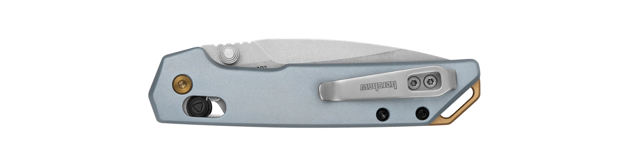 Kershaw Mini Iridium Folding Pocket Knife - EDC Utility Knife with Durable Stainless Steel Blade for Outdoor, Camping, Hiking & Everyday Carry