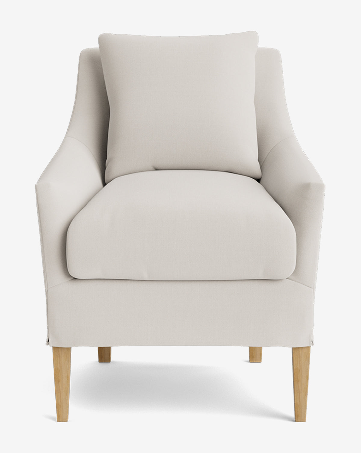 Sascha Slipcover Dining Chair - Washable Upholstered Seat Cover - Modern Farmhouse Style for Kitchen, Dining Room & Office - Comfortable & Stylish Home Decor