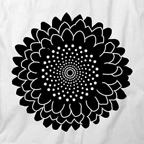 Sunflower Printed T-Shirt for Women & Men - Soft Cotton Graphic Tee in White | Casual Wear, Summer Outfits, Gift Idea