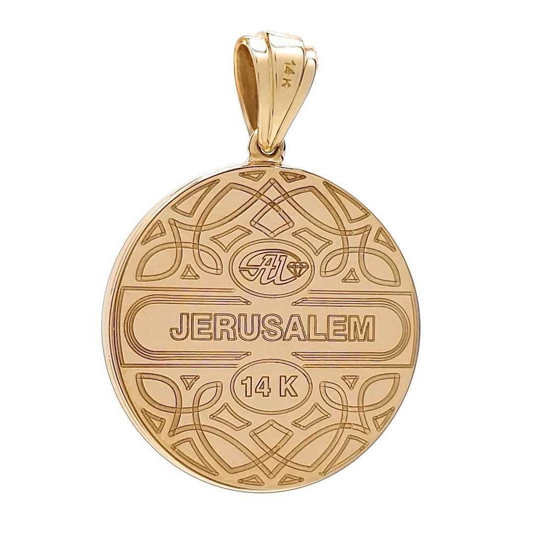 14K Yellow Gold Tree of Life Diamond Pendant Necklace - Handmade Jewelry from Jerusalem - Perfect for Women's Gifts, Anniversaries & Spiritual Occasions