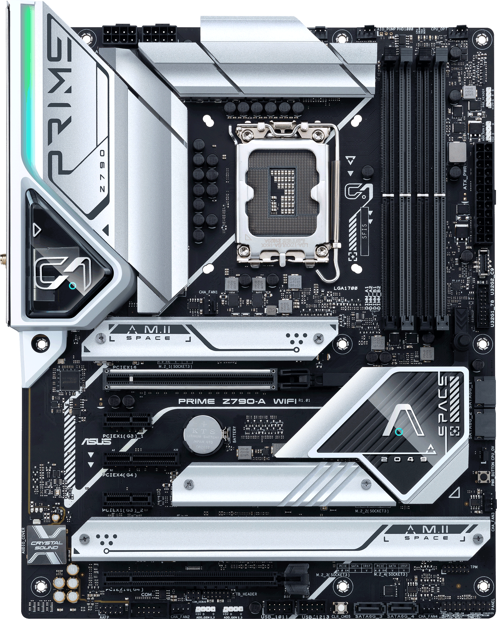ASUS PRIME Z790-A WiFi Motherboard - LGA 1700 Socket, DDR5, PCIe 5.0, Dual M.2, WiFi 6 - Perfect for Gaming PC Builds & High-Performance Workstations