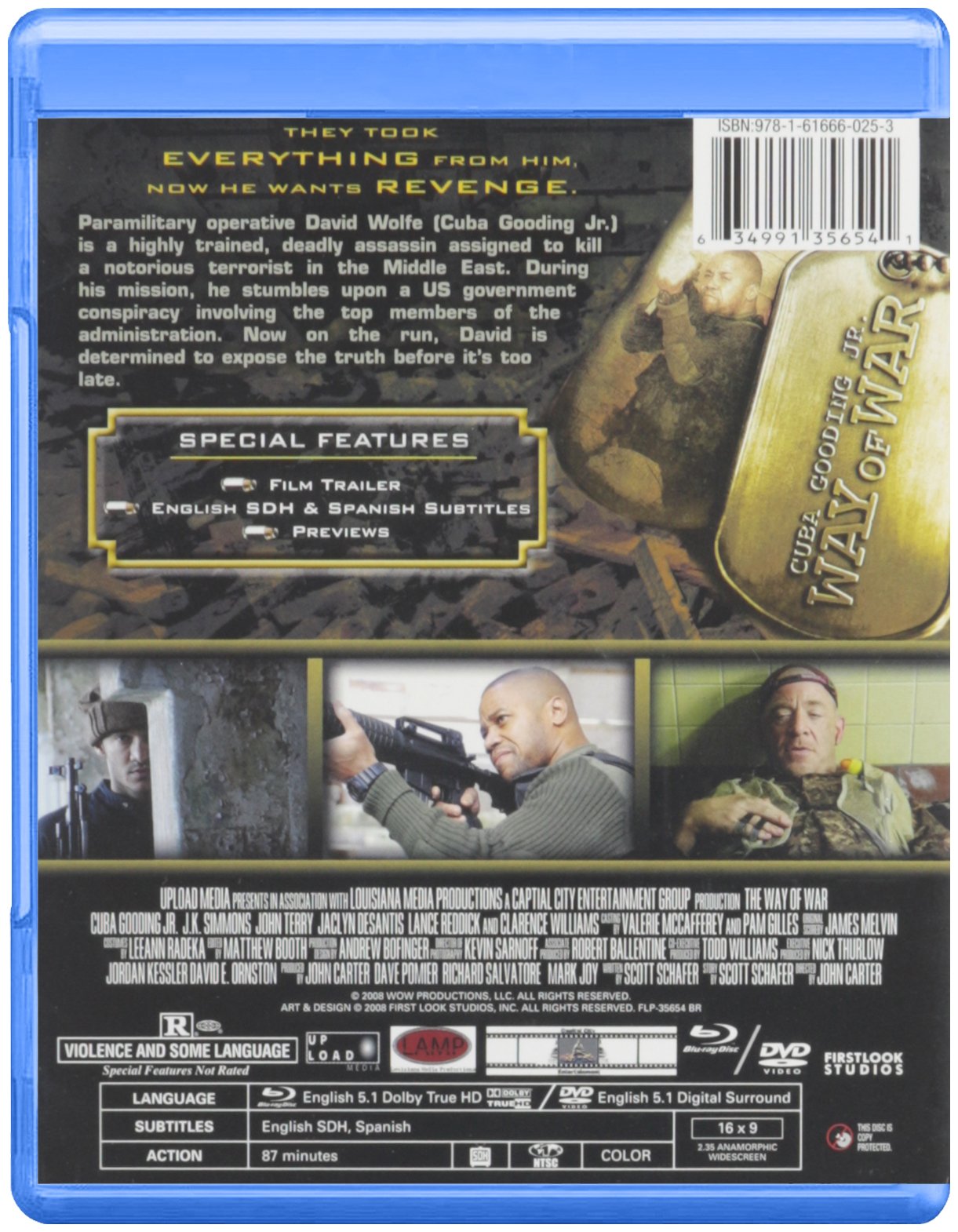 Way of War [Blu-ray] - Action Packed Military Movie for Home Theater & Movie Night Entertainment