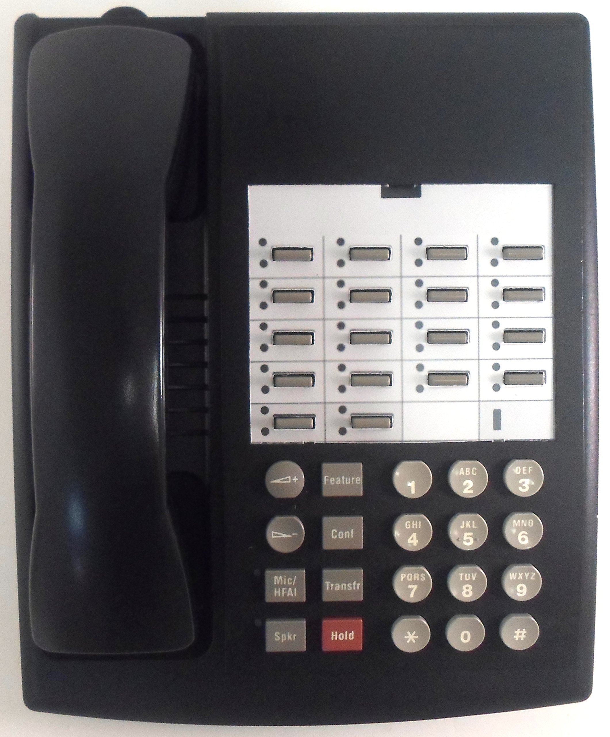 AVAYA 107854812 18-Button Partner Series 1 Business Phone - Black | Office Desk Telephone for Small Business & Call Centers | Reliable VoIP Compatible Landline Phone