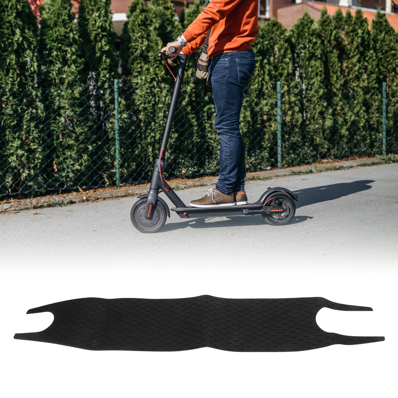 Premium Electric Scooter Silicone Foot Pad - Durable Non-Slip Pedal Mat for Replacement - Ideal for Commuting, Urban Travel & Outdoor Adventures - Cycling Accessories