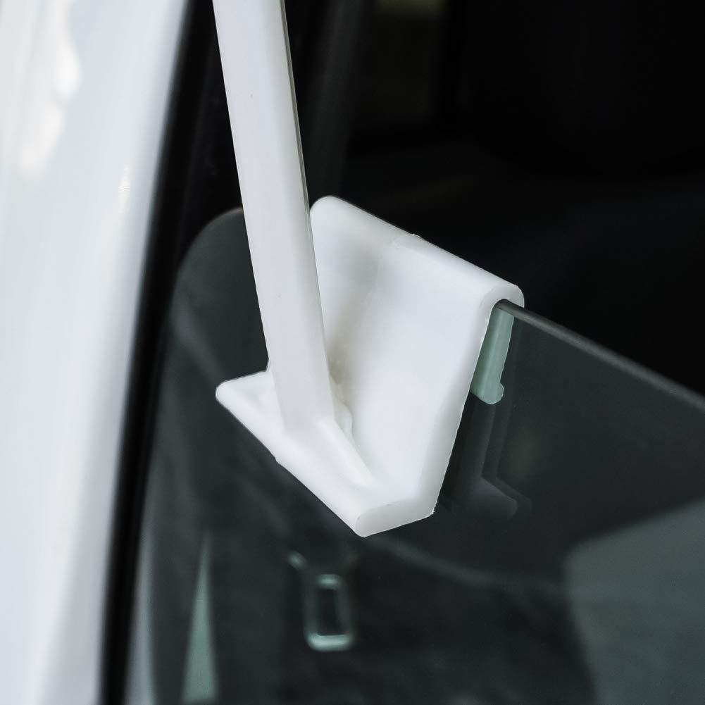 Slow Down Tortoise Turtle Car Truck Flag with Window Clip & Pole Holder - Fun Novelty Decoration for Vehicles, Parties, and Outdoor Events