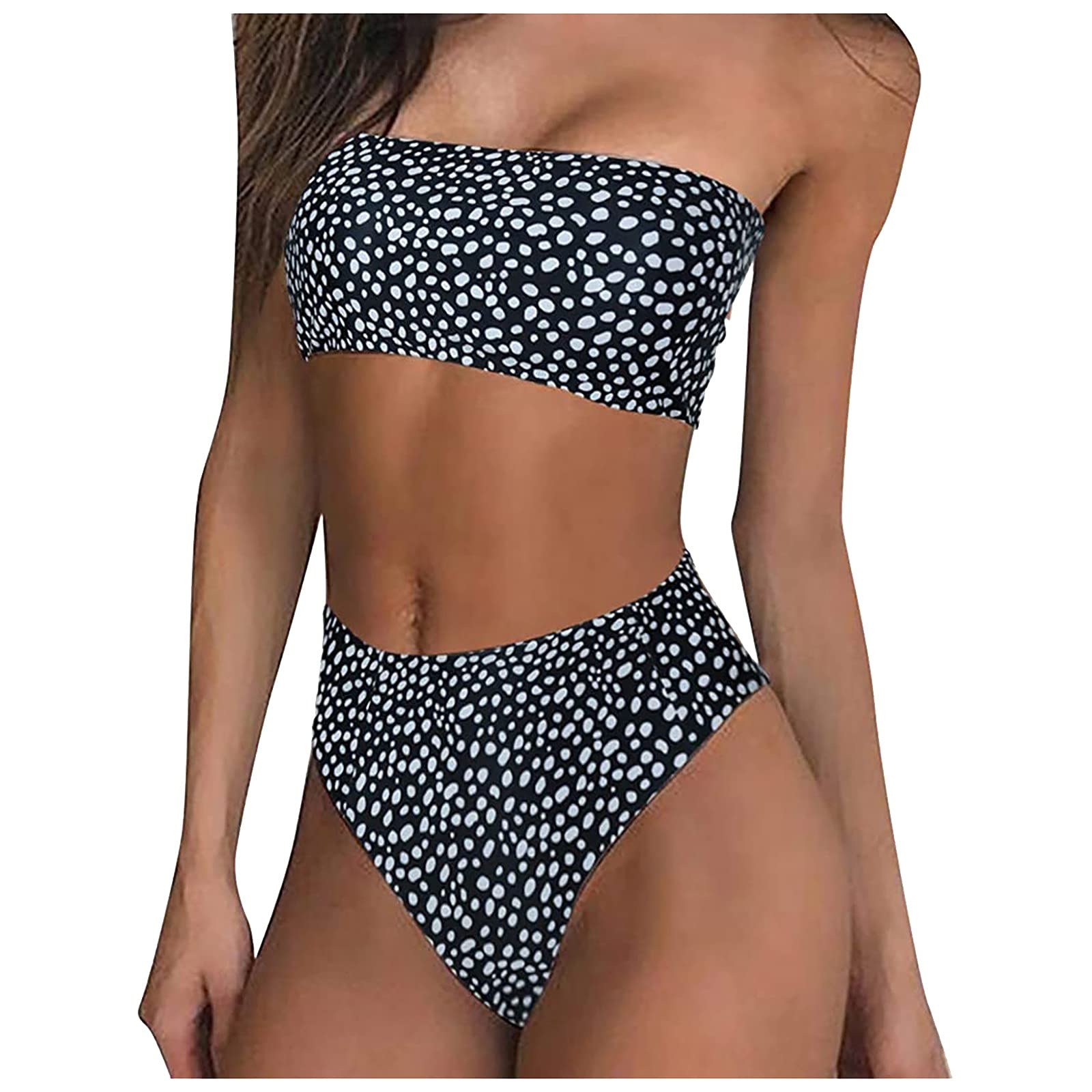 Women's 2 Piece Bikini Set with Push Up Top & Hollow Out Cover Up Skirt - Sexy Swimwear for Beach Vacation, Pool Party and Summer Outfits