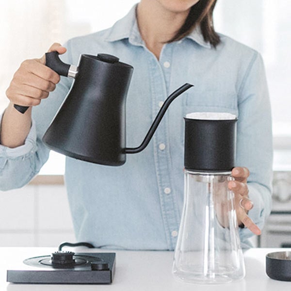 Fellow Stagg EKG Electric Pour Over Kettle - Precision Temperature Control Gooseneck Tea Kettle for Coffee, Tea & Pour Over Brewing - Perfect for Home Baristas & Tea Enthusiasts