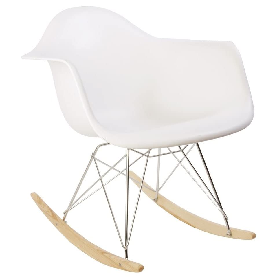 Overstock Kids Eiffel Rocking Chair - Orange Wooden Rocker for Toddlers & Children | Perfect for Nursery, Bedroom, or Playroom Decor