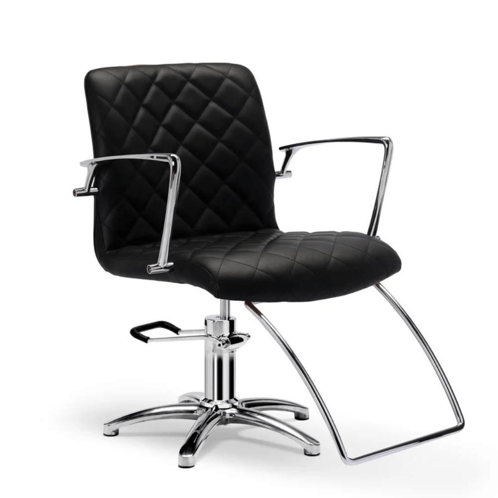 Lanvain SARA Styling Chair 259 - Professional Salon Chair for Hairdressers & Barbers - Adjustable Hydraulic Stylist Chair with Swivel Base - Perfect for Salons, Barber Shops & Home Use